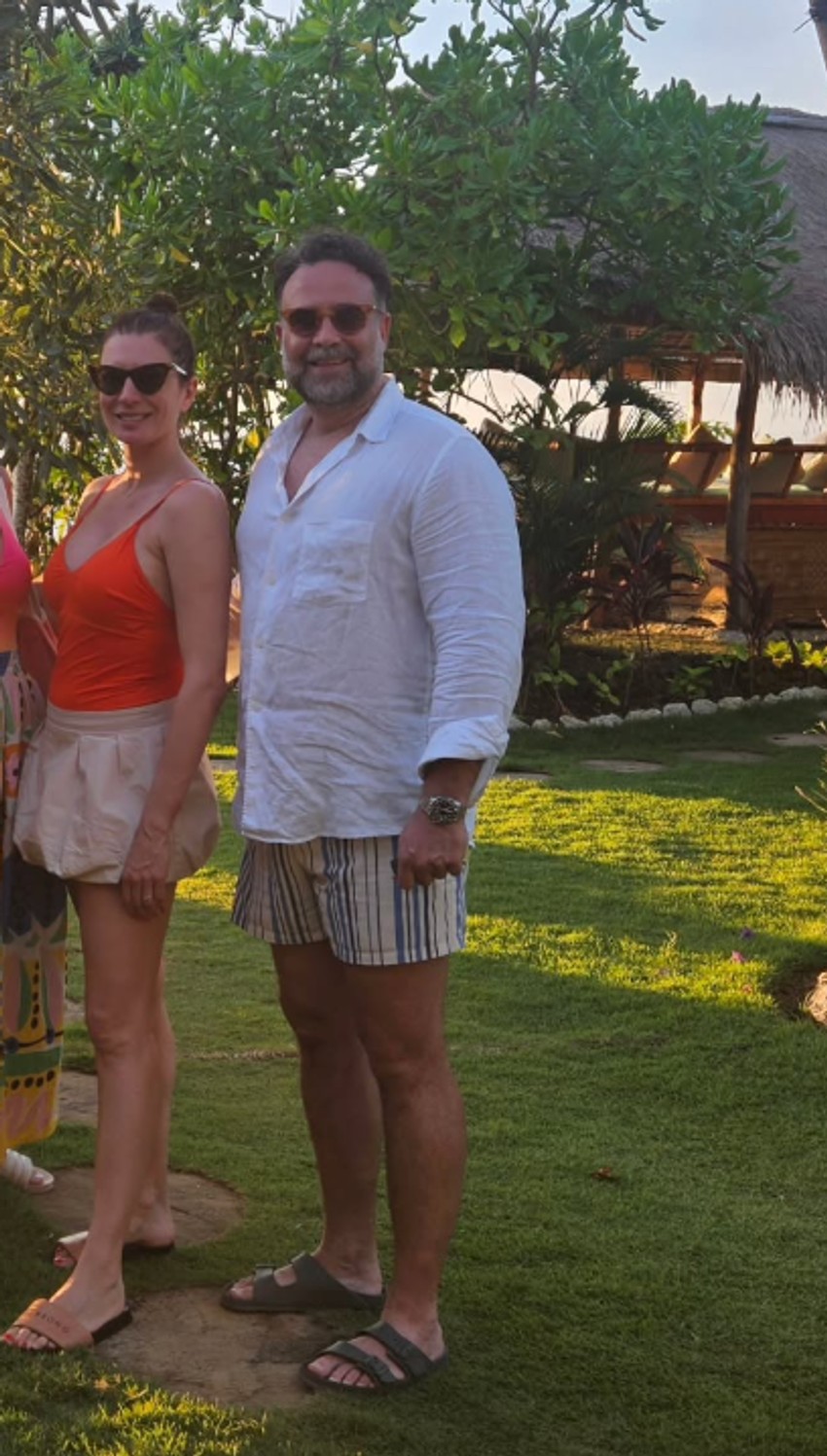 Adriana Čortan sa mužem