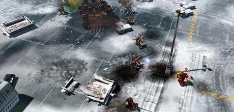 Screen z gry "Dawn of War II: Chaos Rising"