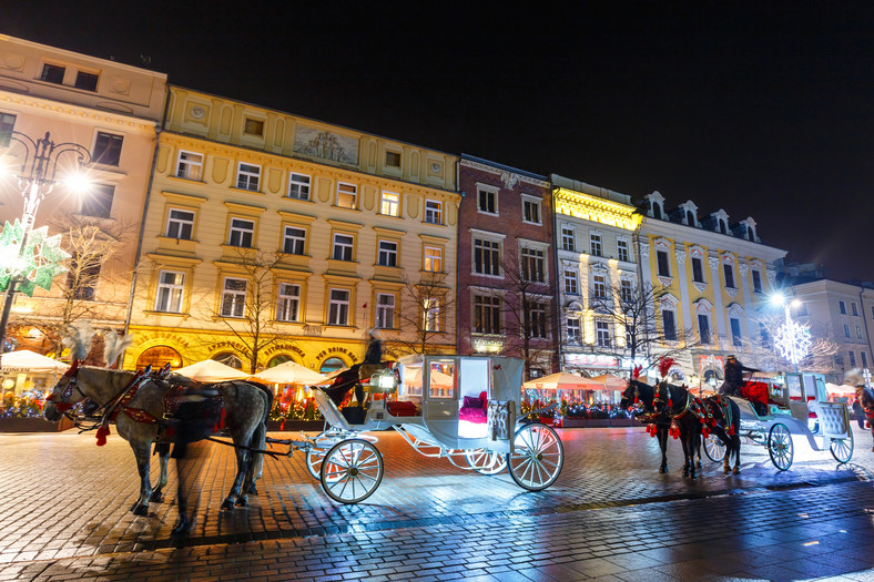 Kraków nocą