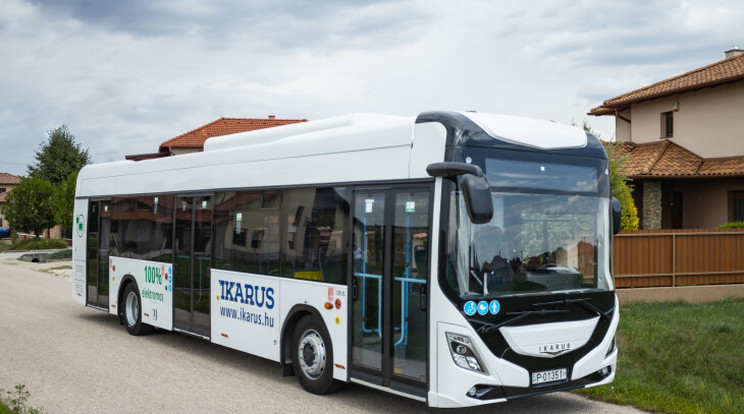 Ilyen az Ikarus új elektromos busza Fotó: Facebook