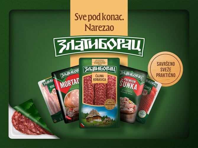 Novom kampanjom „Zlatiborac“ podseća na benefite slajs pakovanja: savršeno narezano, sveže upakovano i praktično za sve prilike