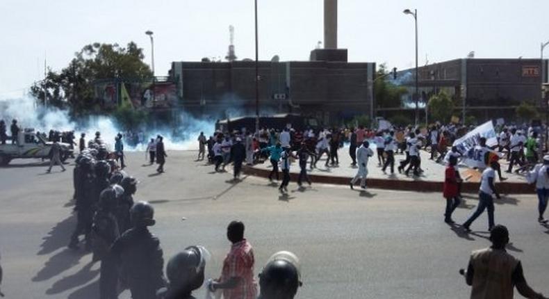 La police disperse des manifestants de l'opposition à l'aide de grenades lacrymogènes - Législatives 2017 (illustration)