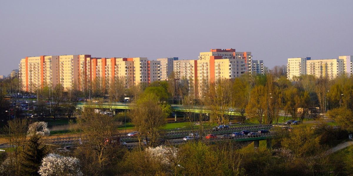 We wszystkich spośród 10 największych polskich miast w styczniu br. w porównaniu ze styczniem 2020 r. średnie stawki dyktowane w ofertach najmu były niższe. Na zdjęciu: Warszawa, Służew.