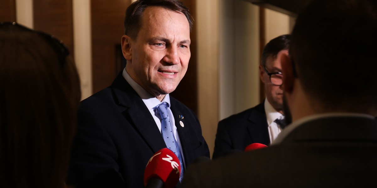 Minister spraw zagranicznych Radosław Sikorski