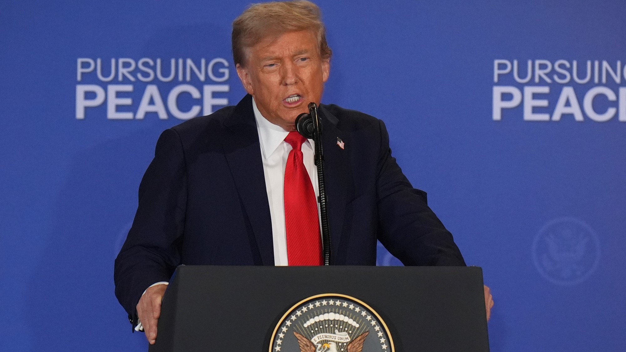 Americký prezident Donald  Trump.