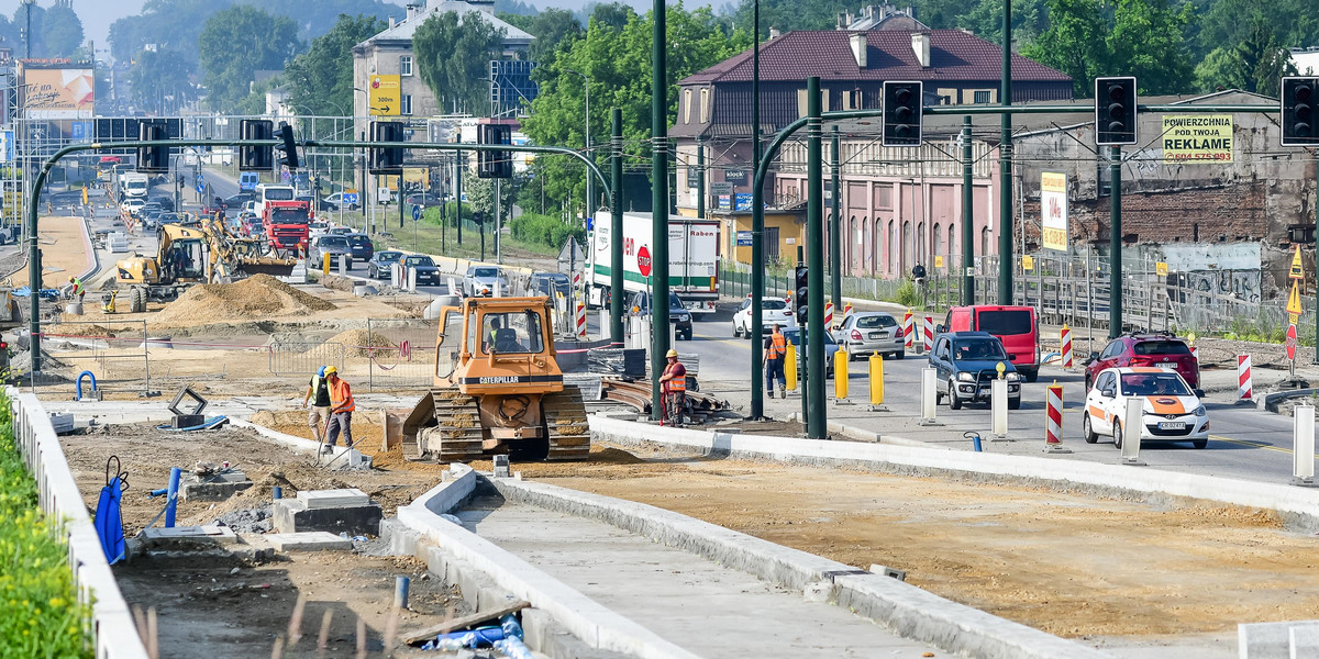 Trasa Łagiewnicka rośnie w oczach.