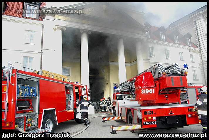 Strażacy pojawili się na miejscu natychmiast