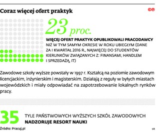 Pół roku praktyk na studiach