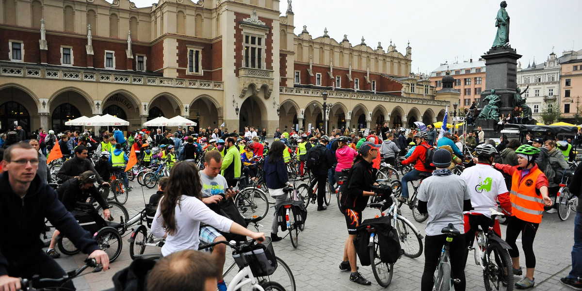 Rowerzyści przejadą przez Kraków podczas Światowych Dni Młodzieży