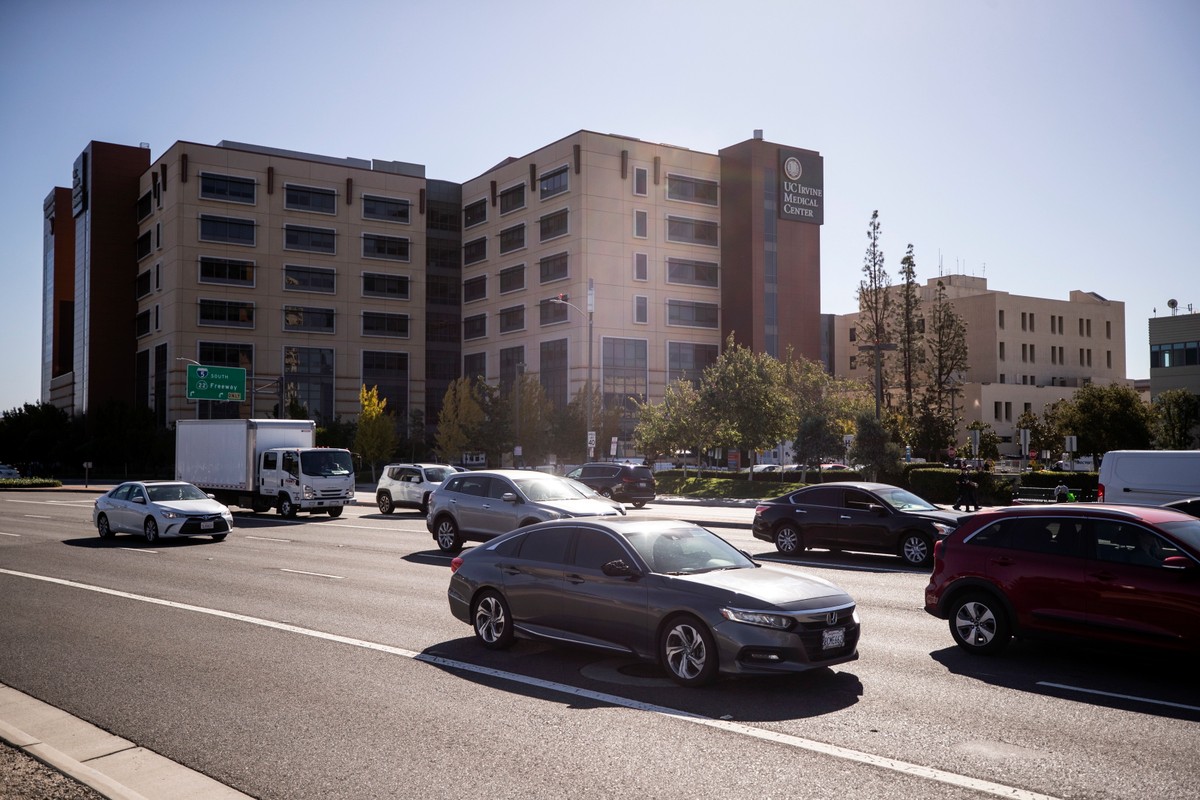 Budynek szpitala, w którym leczony był Bill Clinton