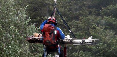 Śmigłowcem uratowali turystkę