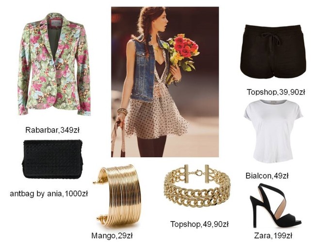 Stylizacje floral na lato 2013