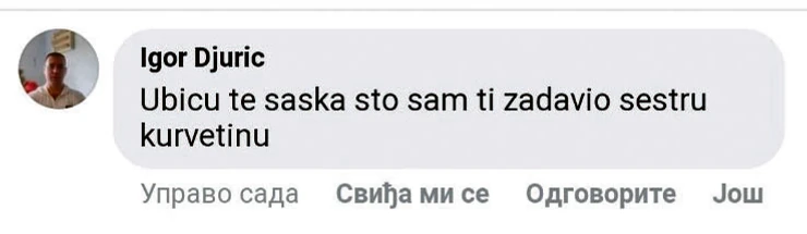Uhapšeni Marko Marković objavljivao je užasne komentare ispod objave Igora Jurića predstavljajući se kao ubica njegove ćerke Tijane, ali se krio pod imenom Igor Đurić 