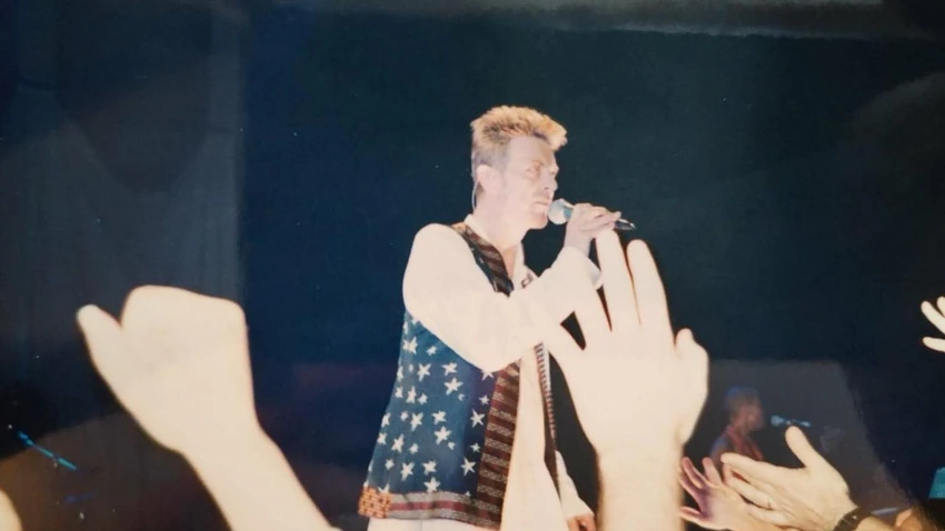 Dejvid Bouvi u zagrebačkom Domu sportova, 1. jula 1997. godine | Foto: Lidija Menges/Privatna arhiva