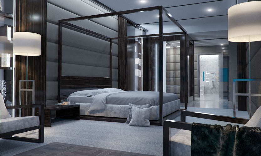 Złota 44, aranżacje apartamentów- wizualizacja - Timeless Chic - Opal Sensation