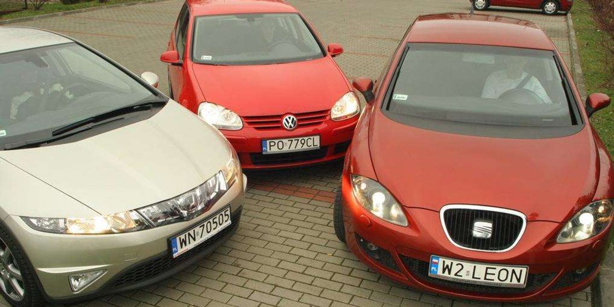 Honda Civic kontra Seat Leon i VW Golf: oto trzy sposoby na sukces