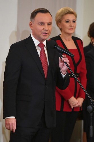 Andrzej Duda i Agata Kornhauser-Duda