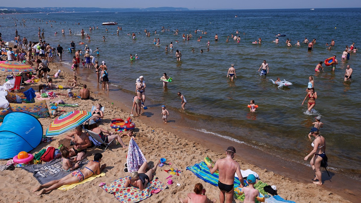 plaża morze piasek wakacje upał 