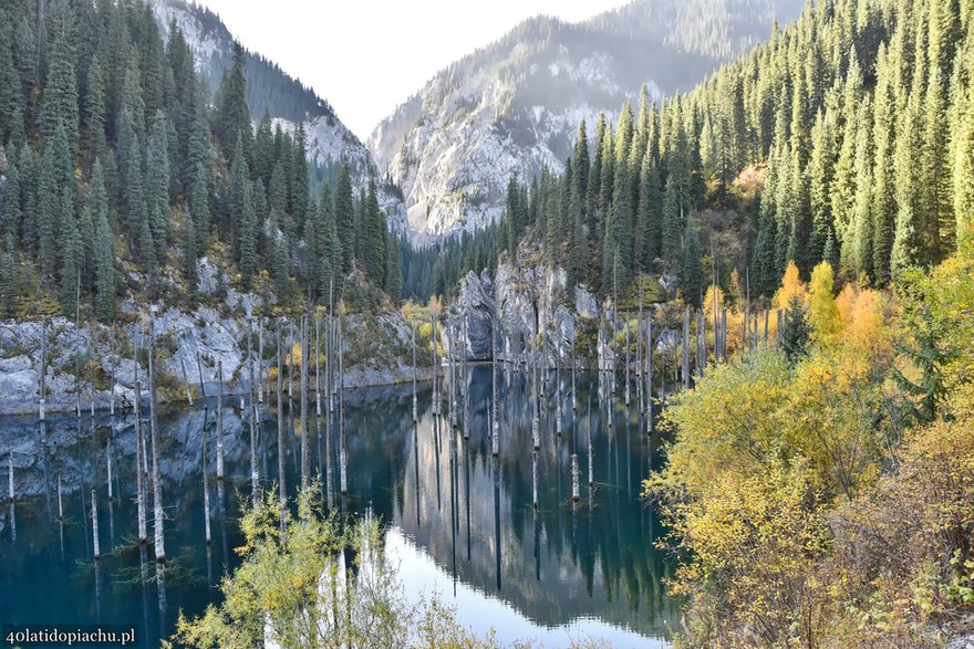 Kazachstan, październik 2021. Jezioro Kandy