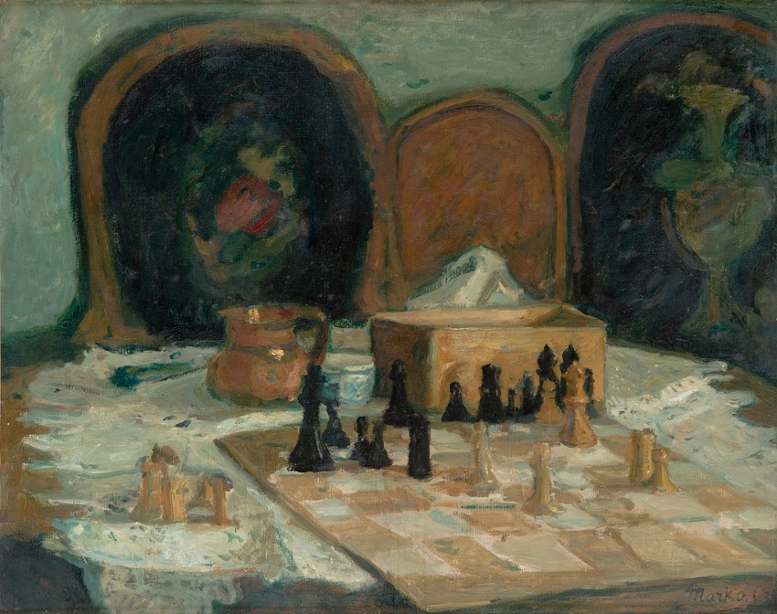 Šah, 1933, 72x91cm, Spomen zbirka Pavla Beljanskog