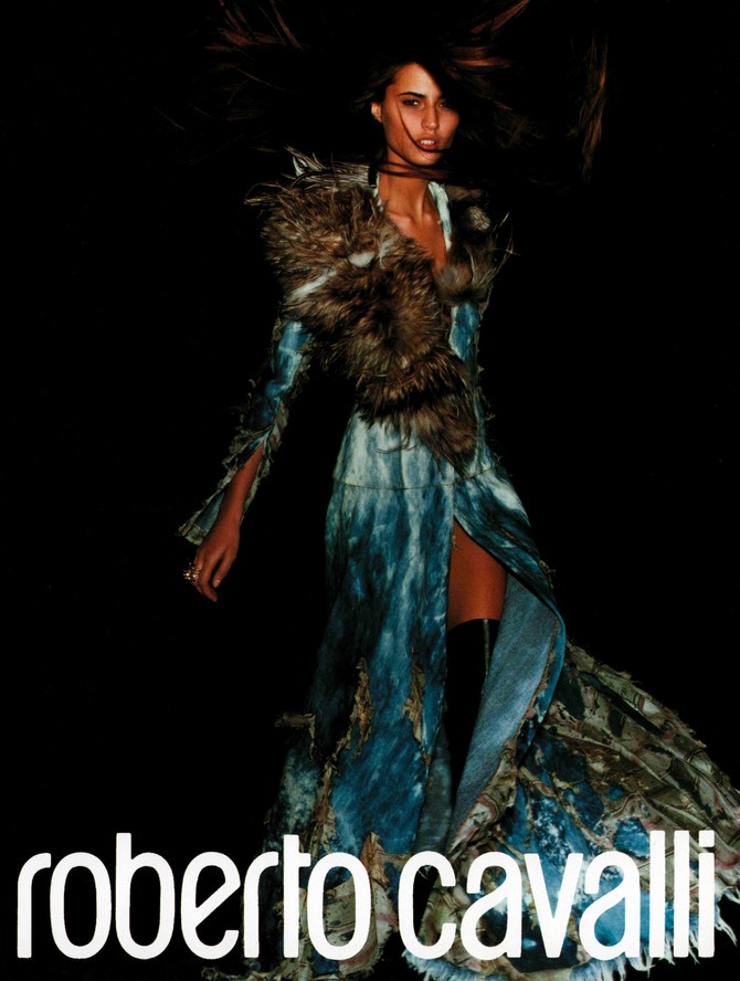 Maja Latinović, kampanja Roberto Cavalli, 2001.