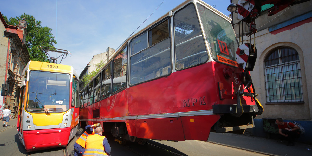 Zderzenie tramwajów na Zielonej