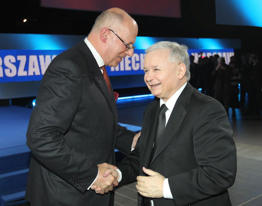 Czesław Bielecki i Jarosław Kaczyński 