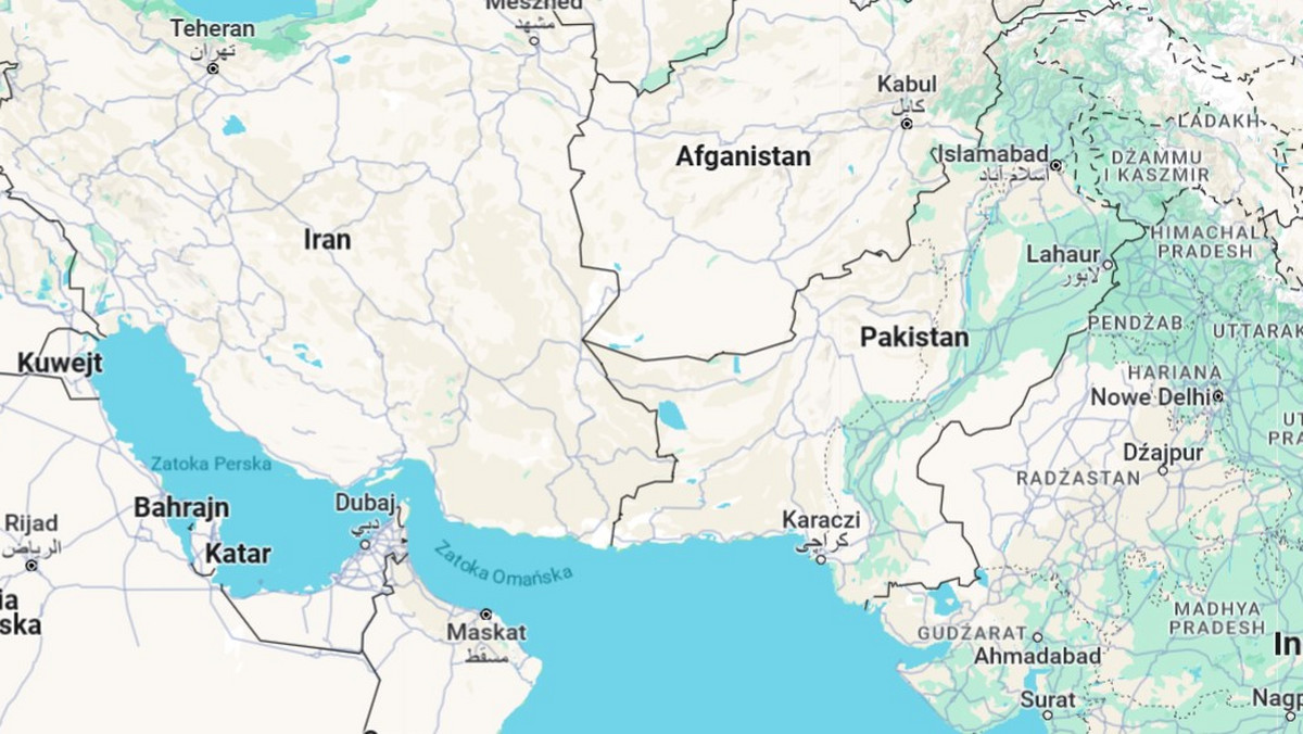 Atak sił Iranu na cele w Pakistanie