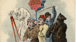 Kolędnicy na kartce świątecznej z 1905 r.