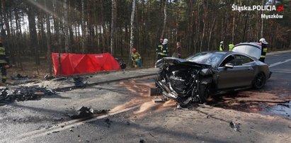 Tragedia pod Myszkowem. Dwie osoby nie żyją