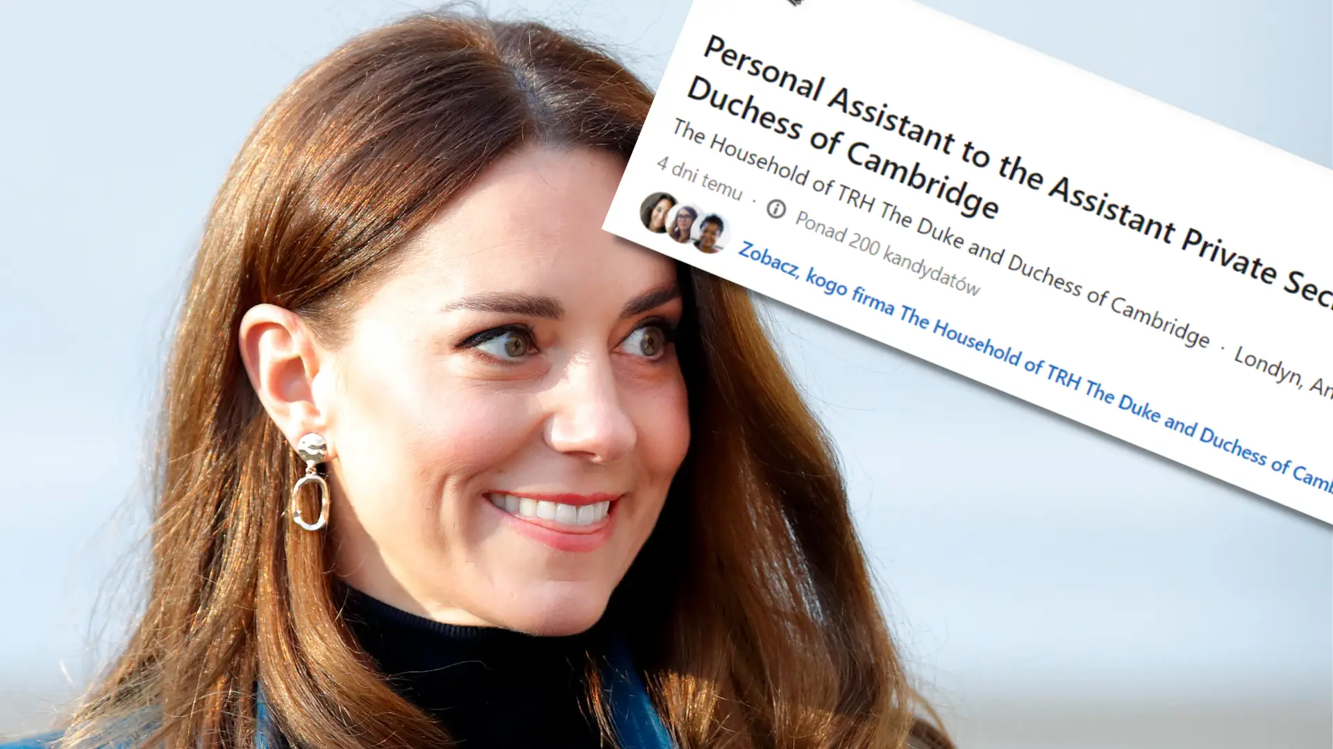 Kate Middleton poszukuje osobistej asystentki. Internauci oburzeni pensją. "Prestiżem nie opłacę rachunków"