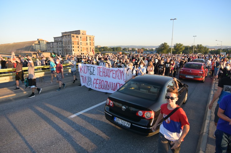 Novi Sad protestna šetnja 4. dan