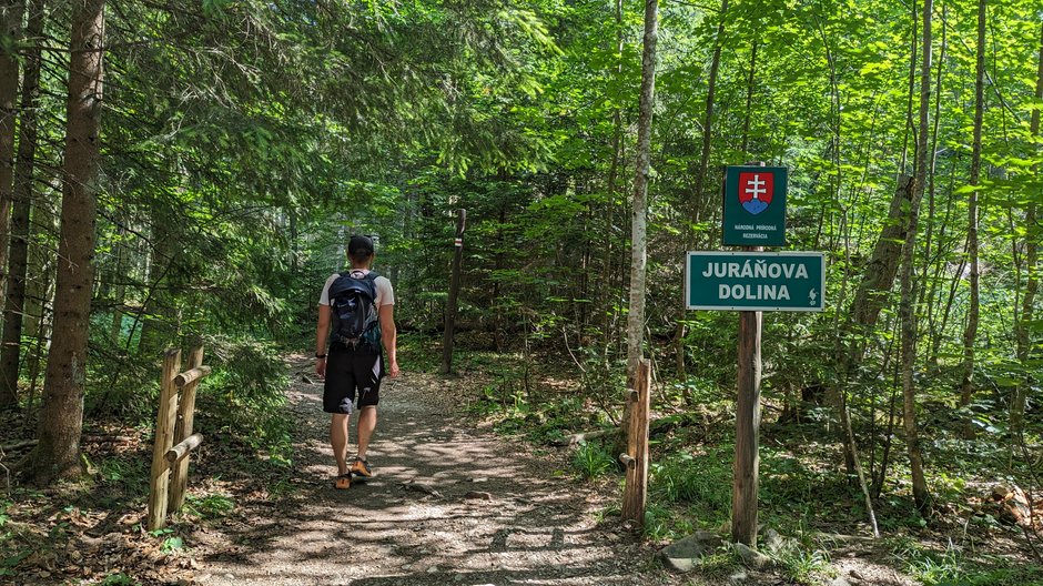 Dolina Juraniowa, Tatry Słowackie. Wejście do doliny.