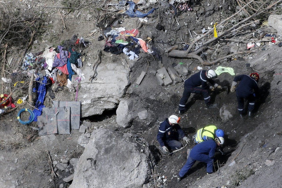 FRANCE GERMANWINGS PLANE CRASH (Germanwings A320 crashes over French Alps)