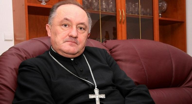 Polish cardinal Kazimierz Nycz, pictured in 2007 makes an appeal for Poland to accept hundreds of Syrian refugees in need of urgent medical care