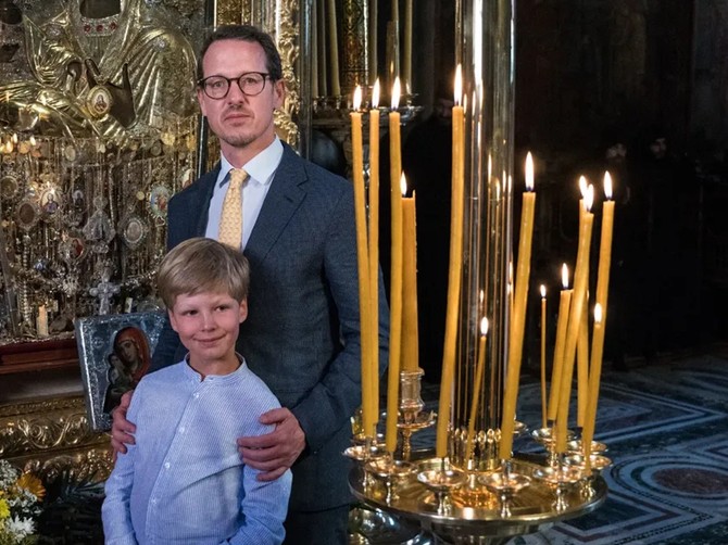 Princ Filip Karađorđević sa sinom Stefanom posetio Hilandar na dan ubistva vožda Karađorđa