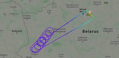 Samolot z Białorusi niewpuszczony do Polski. Zawrócił do Mińska