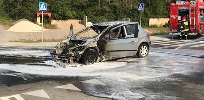 Kupił auto i omal w nim nie spłonął