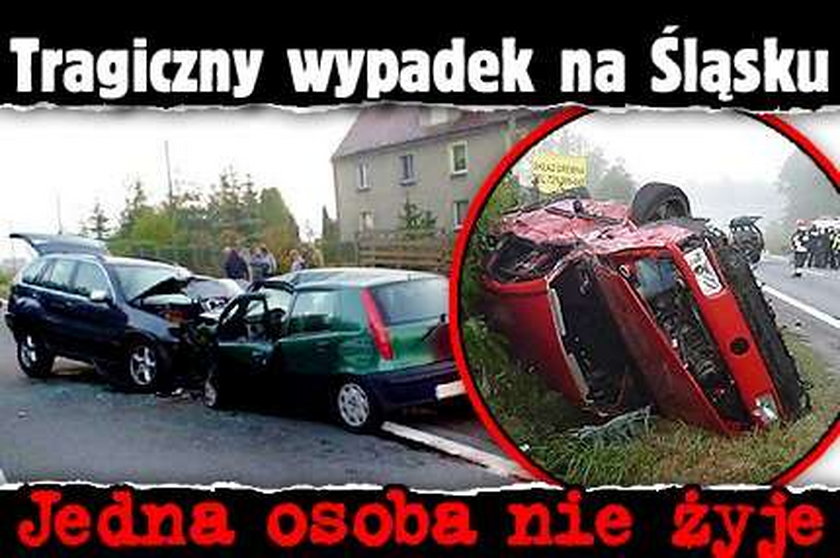 Tragiczny wypadek na Śląsku. Jedna osoba nie żyje