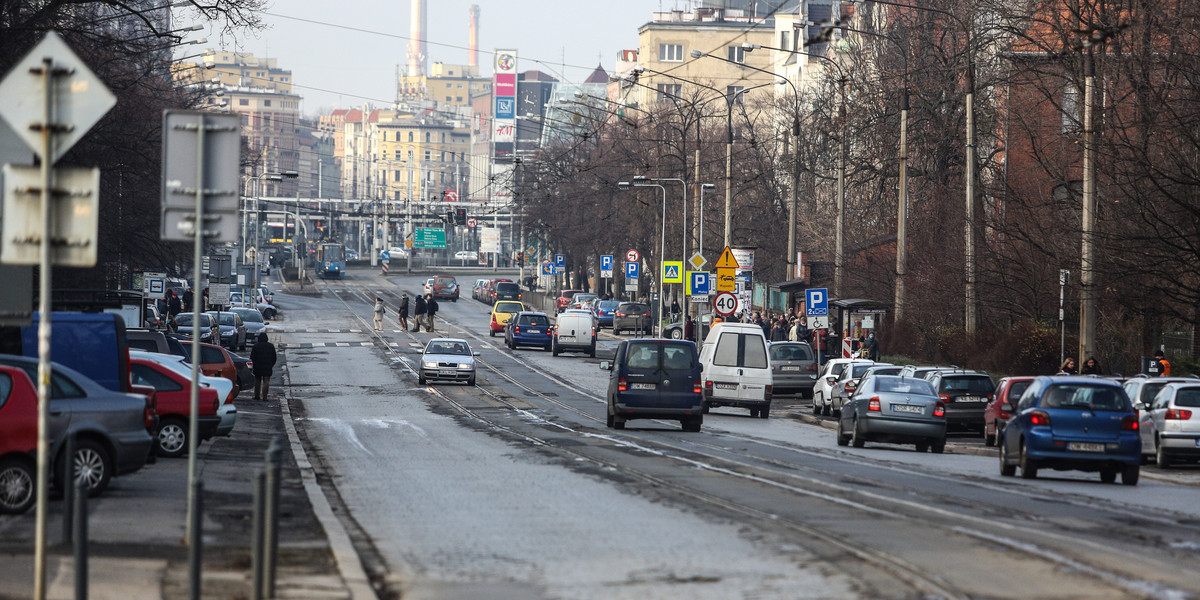 Ulica Curie Skłodowskiej we Wrocławiu