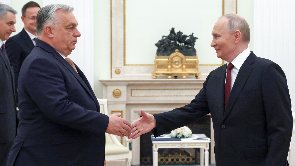 Viktor Orban i Vladimir Putin