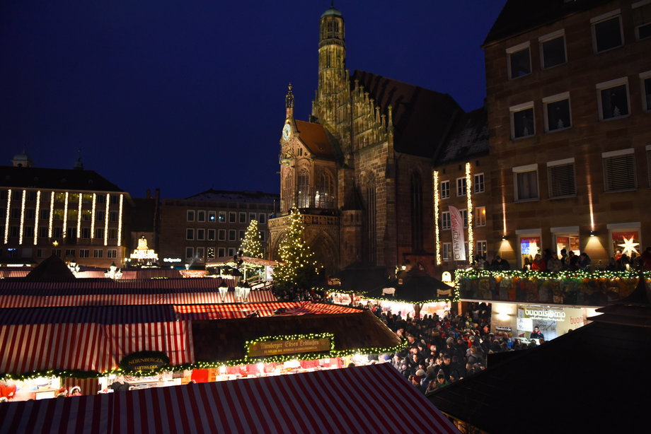 Christkindlesmarkt - jarmark bozonarodzeniowy w Norymberdze 