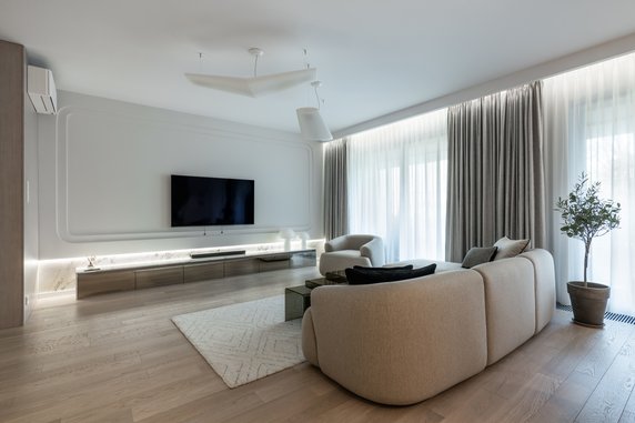 Ma 130 m kw. Elegancki apartament w Warszawie