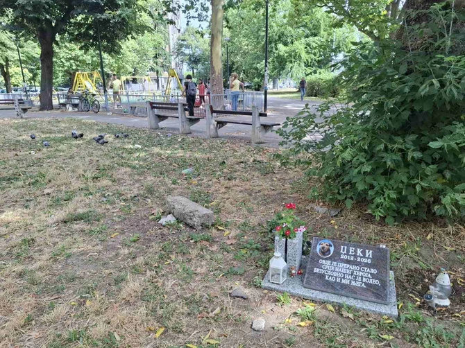 Džekiju pale sveće i donose sveže cveće
