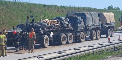 Zderzenie amerykańskich żołnierzy na A4. Były potrzebne karetki