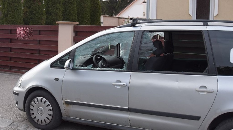 Bosszúból törte be az ablakokat / Fotó: Police.hu