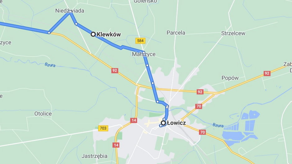 Klewków: Wypadek na DK92. Ranne dwie osoby