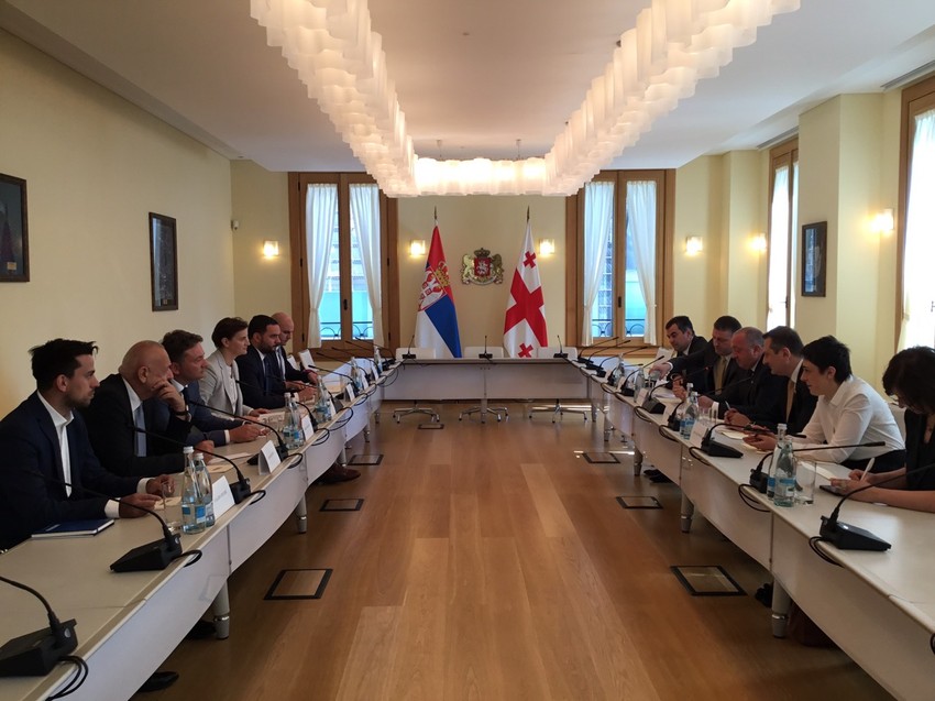 Ana Brnabić, Gruzija, Poseta