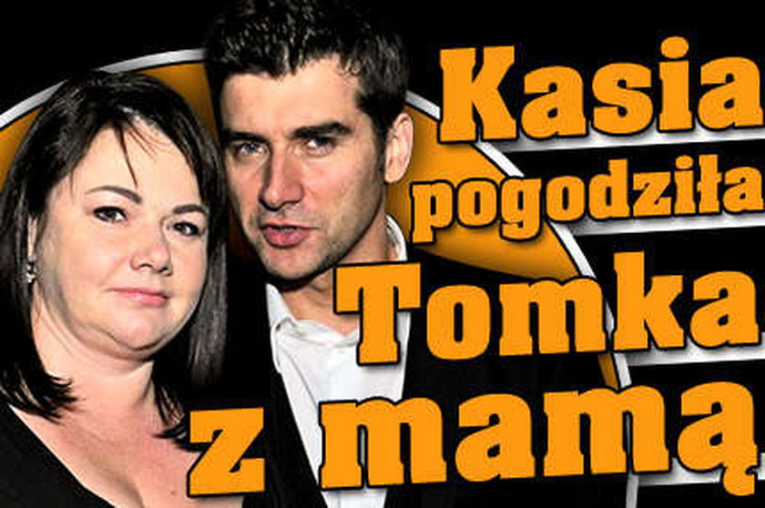 Kasia pogodziła Tomka z mamą