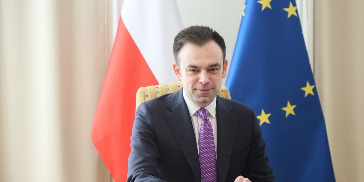 Minister finansów Andrzej Domański